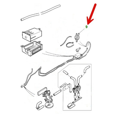 USED FUEL TANK PRESSURE CONTROL VALVE  CBC7714